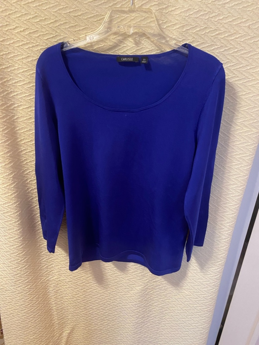 Carlisle Women's Cobalt Blue Long-Sleeve Scoop Neck Top
